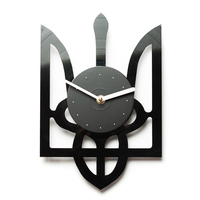 Вініловий годинник "Тризуб"