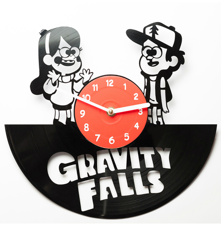 Виниловые часы «Gravity Falls»