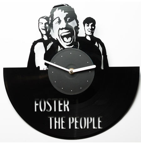Виниловые часы «Foster the People»