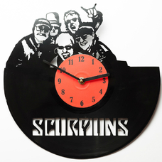 Виниловые часы «Scorpions» придбати в інтернет-магазині Супер Пуперс