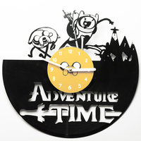 Вініловий годинник "Adventure time"