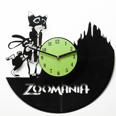 Виниловые часы «Zoomania» купить в интернет-магазине Супер Пуперс