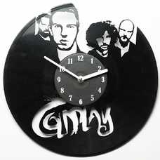 Виниловые часы «Coldplay» купить в интернет-магазине Супер Пуперс