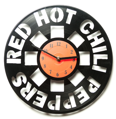 Виниловые часы «Red Hot Chili Peppers»