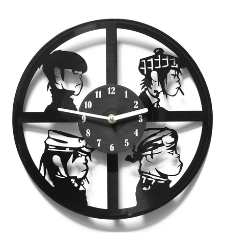 Виниловые часы «Gorillaz»