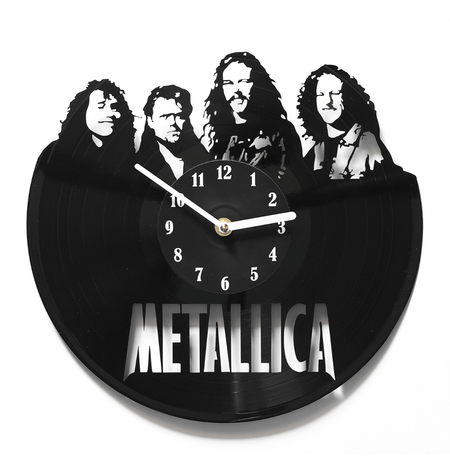 Виниловые часы «Metallica»