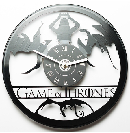 Виниловые часы «Game of Thrones»