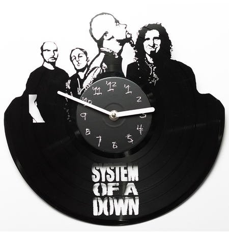 Вініловий годинник "System of a down"