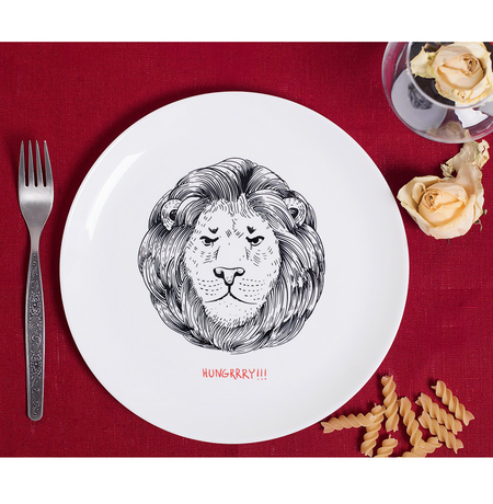 Тарелочка «Голодный лев»