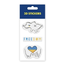 3D-стикеры «Freedom» купить в интернет-магазине Супер Пуперс