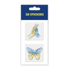 3D-стикеры «Метелик» купить в интернет-магазине Супер Пуперс
