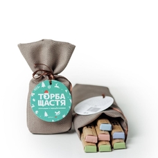 Шоколад із передбаченнями «Новорічна торба щастя» придбати в інтернет-магазині Супер Пуперс