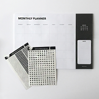 Настольный планер на месяц «Monthly», черный