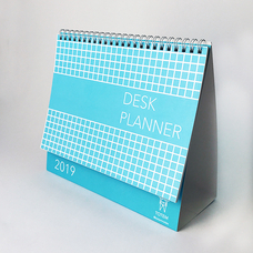 Настольный календарь «Desk Planner», синий 2019 купить в интернет-магазине Супер Пуперс