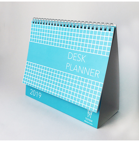 Настольный календарь "Desk Planner", синий