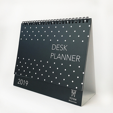 Настольный календарь «Desk Planner», черный 2019 купить в интернет-магазине Супер Пуперс
