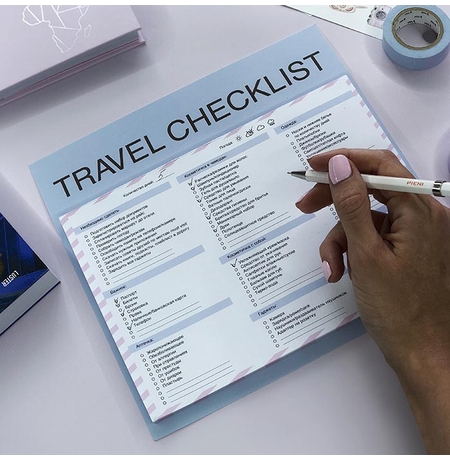 Настольный планер Travel Checklist