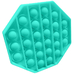 Pop It Антистресс- бирюзовый восьмиугольник