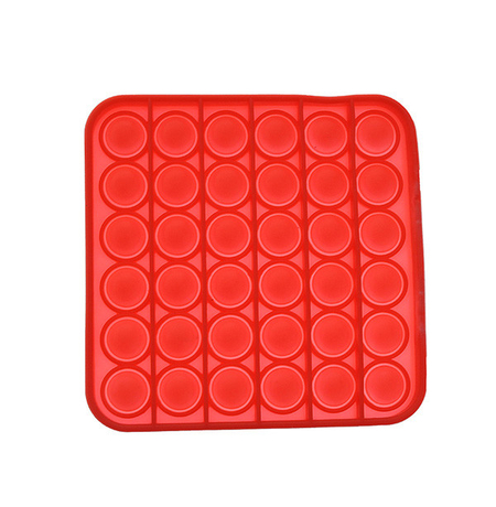 Pop It Антистресс- красный квадрат
