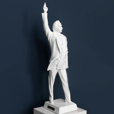 Біла гіпсова статуетка В’ячеслава Чорновола придбати в інтернет-магазині Супер Пуперс