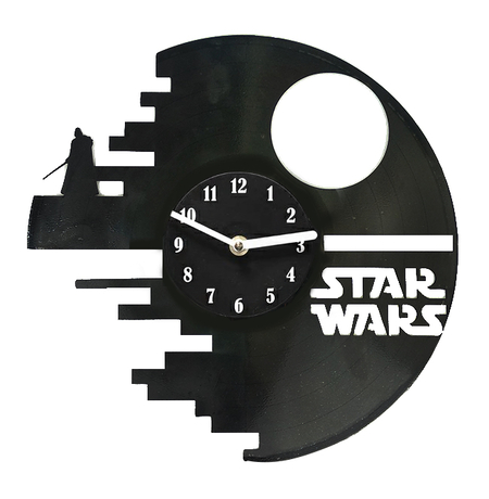 Виниловые часы «Star Wars: Death Star» - уценка