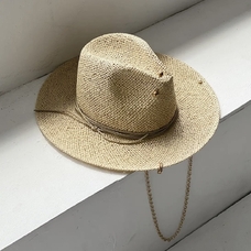 SuperАкция! Соломенная шляпа-федора, светло-бежевая купить в интернет-магазине Супер Пуперс