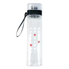 Пляшка для води «Love, Death and Robots», white придбати в інтернет-магазині Супер Пуперс