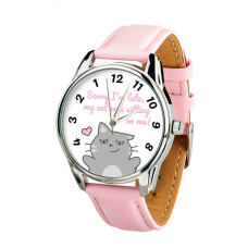 Наручний годинник «Котики не спізнюються» (+запасний ремінець) придбати в інтернет-магазині Супер Пуперс