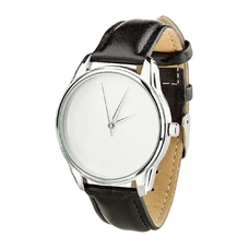 Наручные часы «Минимализм», чёрные [+белый ремешок] купить в интернет-магазине Супер Пуперс
