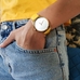 Наручний годинник «Мінімалізм» (+блакитний ремінець)