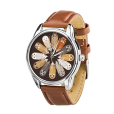 Наручные часы «Совы» (+бежевый ремешок) купить в интернет-магазине Супер Пуперс