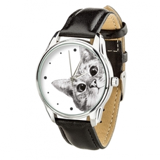 Наручные часы «Эй, кот!» (+белый ремешок) купить в интернет-магазине Супер Пуперс