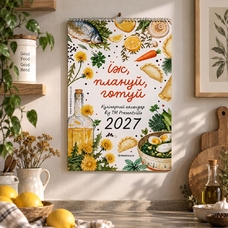 Настенный календарь «Ешь, планируй, готовь» на 2027 год купить в интернет-магазине Супер Пуперс