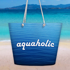 Пляжна сумка «Aquaholic» придбати в інтернет-магазині Супер Пуперс