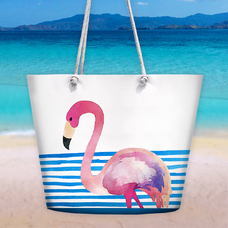 Пляжна сумка «Фламінго» придбати в інтернет-магазині Супер Пуперс