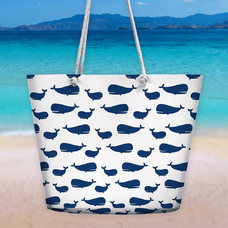 Пляжная сумка «Киты» купить в интернет-магазине Супер Пуперс