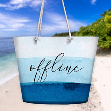 Пляжна сумка «Offline» придбати в інтернет-магазині Супер Пуперс