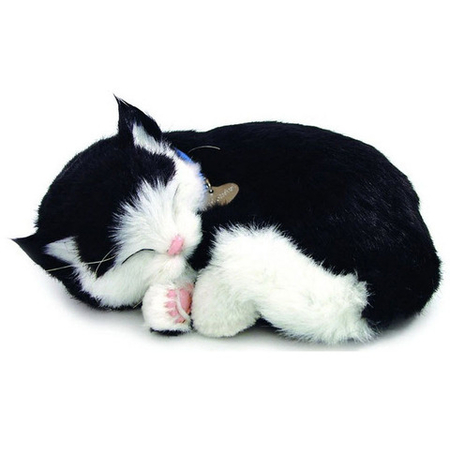 Дышащая игрушка «Чёрно-белый котёнок»