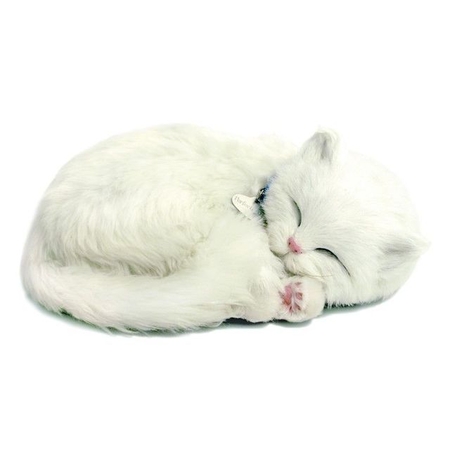 Дышащая игрушка «Белый кот»