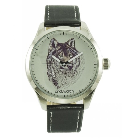 Наручные часы с большим циферблатом «Волк»
