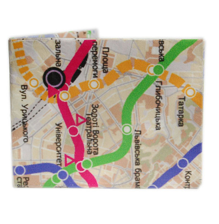 Молодежный кошелек «Карта метро. Киев»