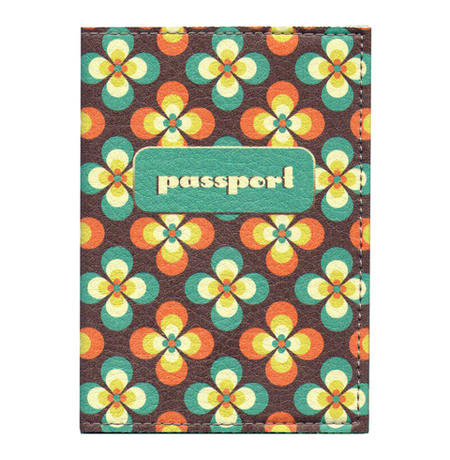 Обложка на паспорт «Цветки-цветочки»
