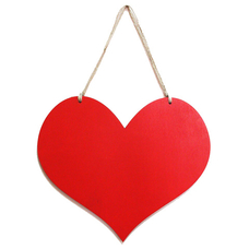 Крейдяна дошка для записів "Серце" + крейда придбати в інтернет-магазині Супер Пуперс