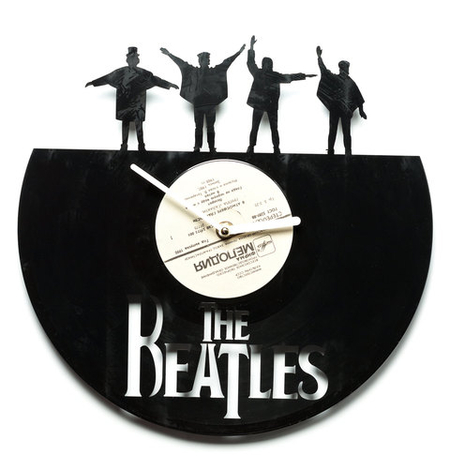Виниловые часы «The Beatles»