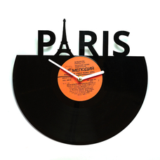 Вініловий годинник "Париж" придбати в інтернет-магазині Супер Пуперс