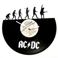 Виниловые часы "AC/DC evolution"