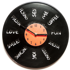 Вініловий годинник "It's time for" придбати в інтернет-магазині Супер Пуперс