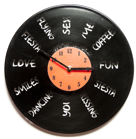 Виниловые часы «It`s time for»