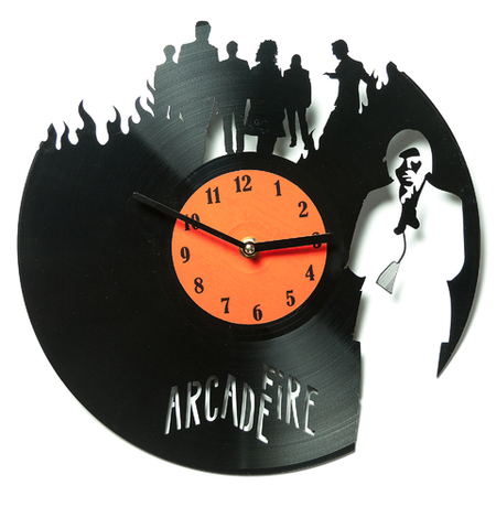 Вініловий годинник "Arcade Fire"