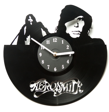 Виниловые часы «Aerosmith»